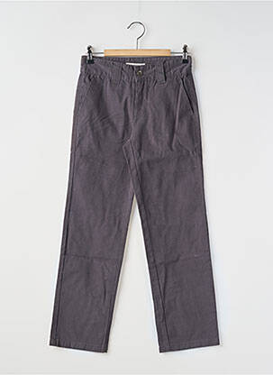 Pantalon chino croială dreaptă mărime reglabilă gri GARCIA băiat