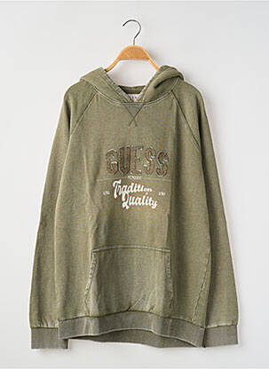 Hanorac cu glugă verde GUESS băiat