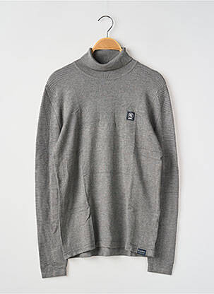 Pulover cu guler înalt gri GARCIA băiat