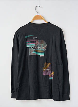 Tricou mâneci lungi mâneci lungi negru GARCIA băiat
