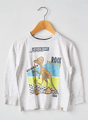 Tricou mâneci lungi mâneci lungi gri GARCIA băiat