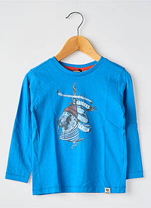 Tricou mâneci lungi mâneci lungi albastru GARCIA băiat