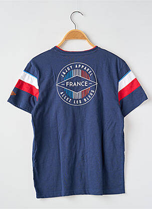 Tricou elasticitate mâneci scurte albastru J&JOY băiat