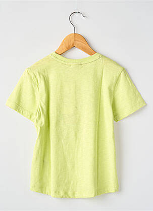 Tricou țesătură jersey mâneci scurte verde GARCIA băiat