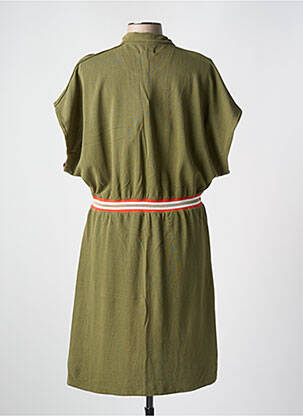 Rochie midi mâneci scurte mâneci scurte verde J&JOY femeie