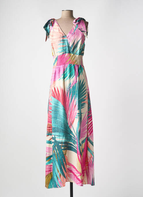 Rochie lungă roz GEISHA femeie