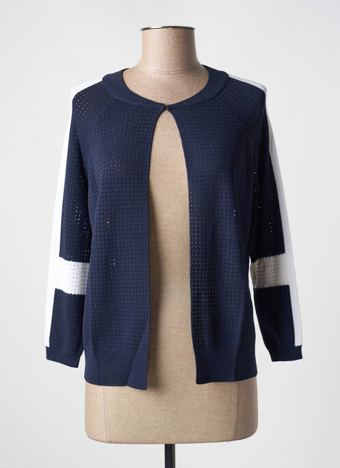 Vestă cu mâneci lungi albastru GEISHA femeie