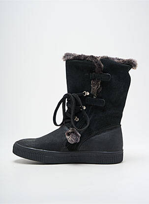Botine/ghete umplută toc plat până la 3 cm negru GBB femeie