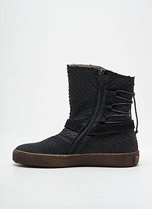 Botine/ghete vârf rotund vârf rotund negru BANA & CO fată
