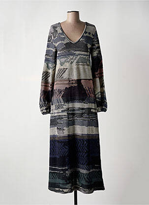 Rochie lungă gri ALDOMARTINS femeie