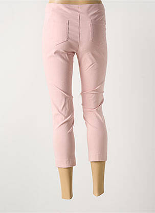 Jegging țesătură poplin mărime normală roz LAUREN VIDAL femeie