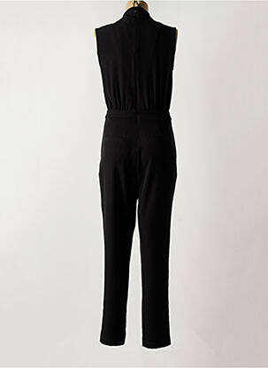Salopetă-pantalon țesătură crep fără mâneci negru LAUREN VIDAL femeie