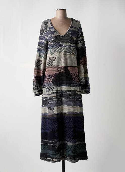 Rochie lungă gri ALDOMARTINS femeie