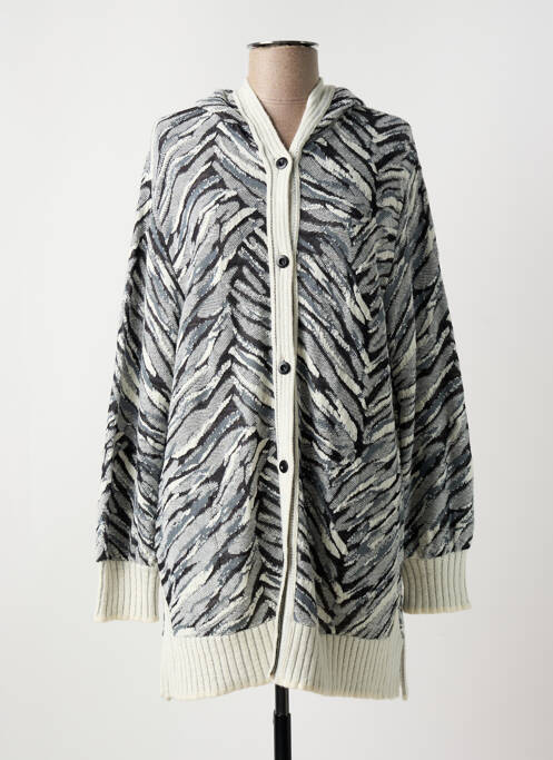 Vestă cu mâneci lungi gri ALDOMARTINS femeie