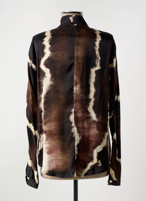 Cămașă maro LAUREN VIDAL femeie