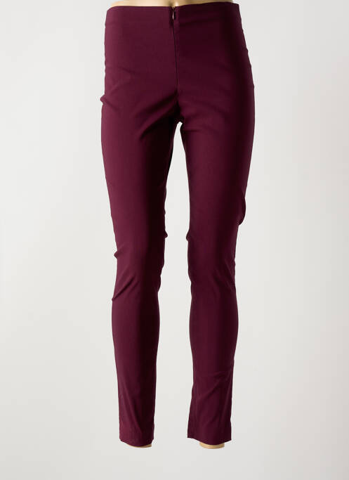 Pantalon slim violet LAUREN VIDAL femeie