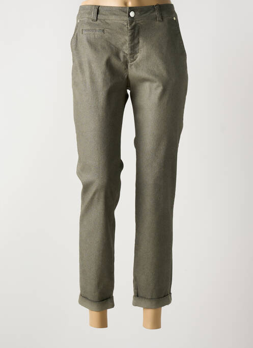 Pantalon chino verde EVA KAYAN femeie