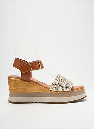 Sandale/Pantofi decupați maro METAMORF'OSE femeie