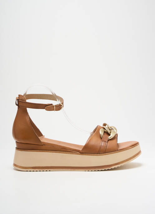 Sandale/Pantofi decupați maro SWEET LEMON femeie