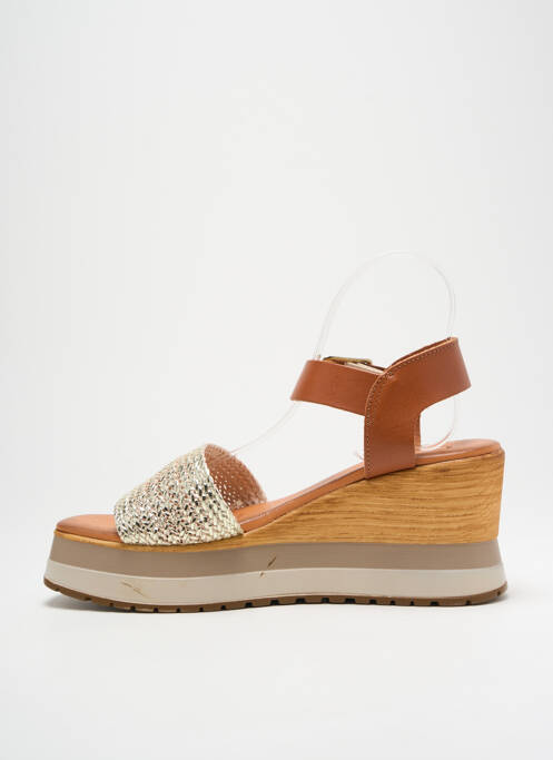 Sandale/Pantofi decupați maro METAMORF'OSE femeie