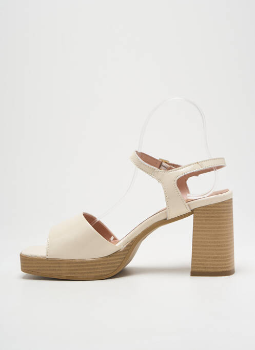 Sandale/Pantofi decupați bej SWEET LEMON femeie