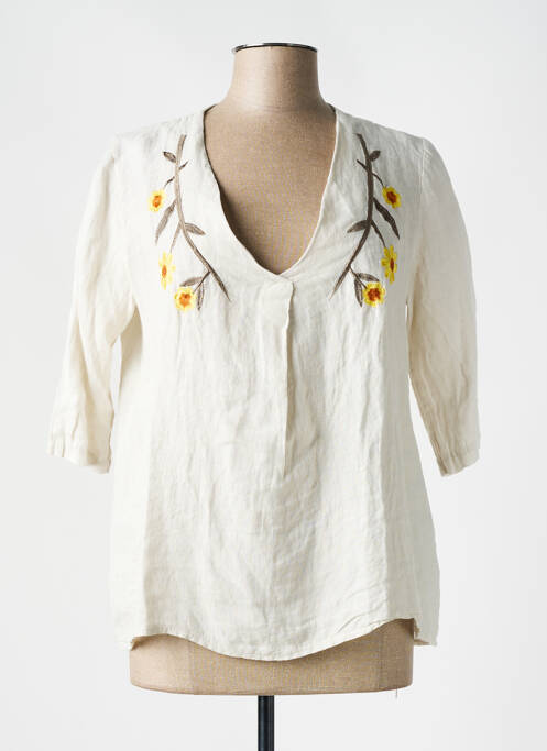 Top bej INTUITION femeie