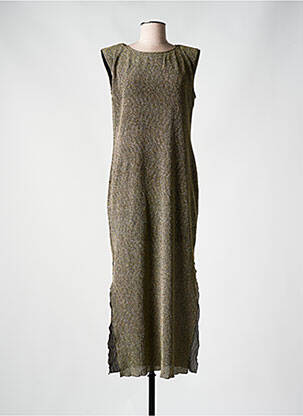 Rochie lungă auriu COMPAÑIA FANTASTICA femeie