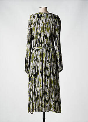 Rochie lungă mâneci lungi mâneci lungi verde EMILIE.K femeie