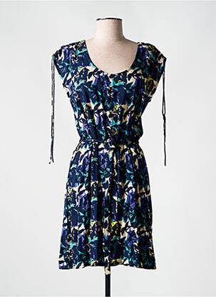 Rochie scurtă mâneci scurte mâneci scurte albastru PRINCESSE NOMADE femeie