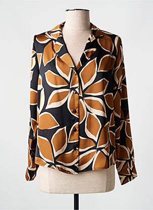 Cămașă maro RUE DES ABBESSES femeie