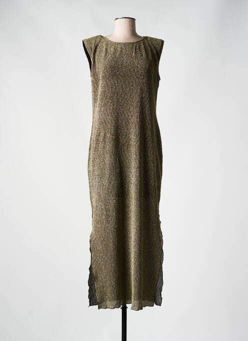 Rochie lungă auriu COMPAÑIA FANTASTICA femeie