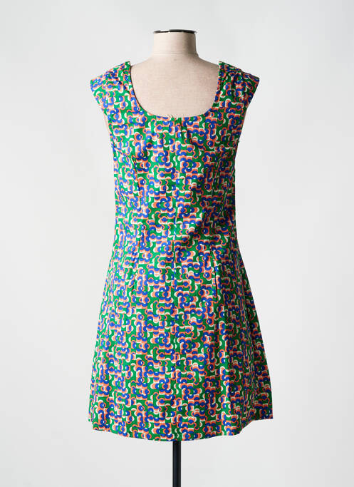 Rochie scurtă verde PRINCESSE NOMADE femeie