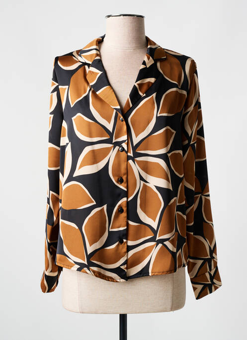 Cămașă maro RUE DES ABBESSES femeie