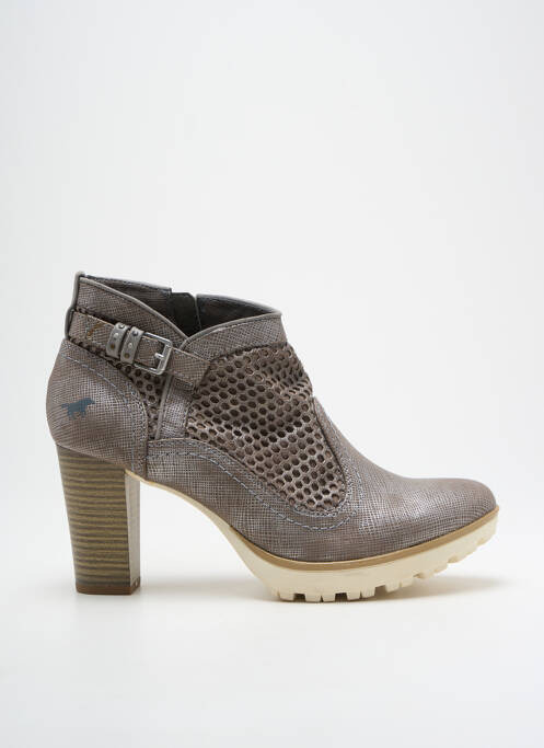 Botine/Ghete argintiu MUSTANG femeie