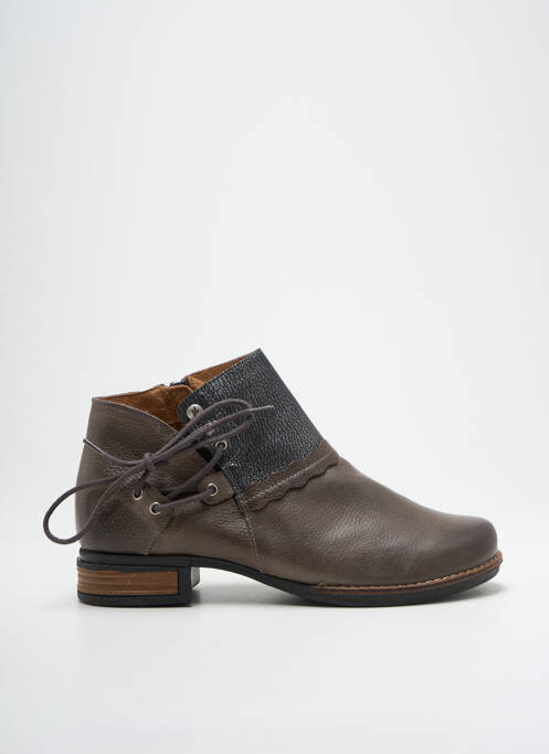 Botine/Ghete maro WANDA PANDA femeie