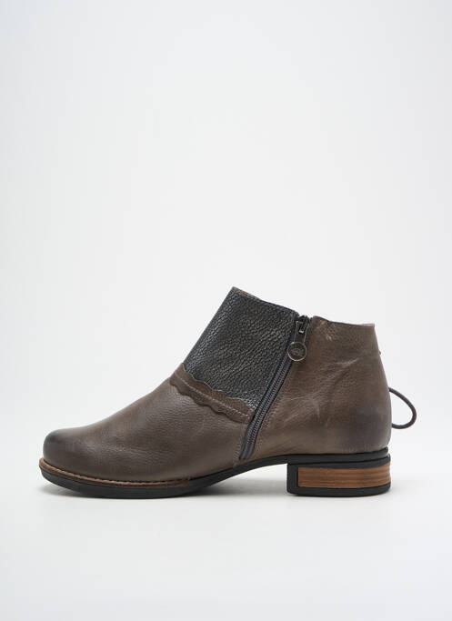 Botine/Ghete maro WANDA PANDA femeie