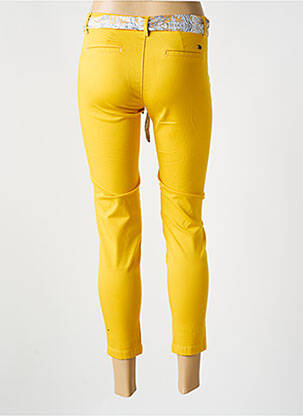 Pantalon 7/8 elasticitate mărime normală galben FREEMAN T.PORTER femeie