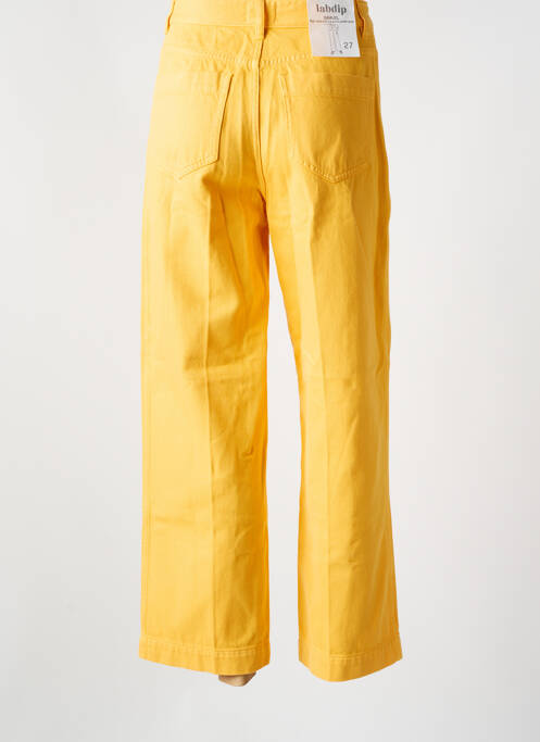 Blugi cu croială dreaptă galben LABDIP femeie