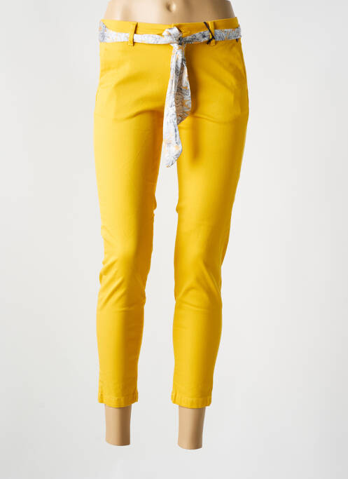 Pantalon 7/8 galben FREEMAN T.PORTER femeie