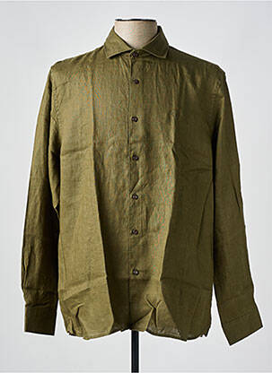 Cămașă cu mâneci lungi verde închis DSTREZZED bărbat