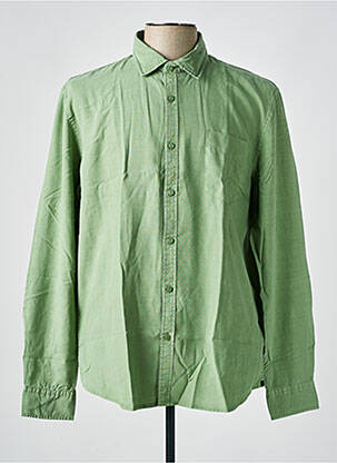 Cămașă cu mâneci lungi verde DSTREZZED bărbat