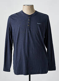 Tricou croială cambrată mâneci lungi albastru PEPE JEANS homme