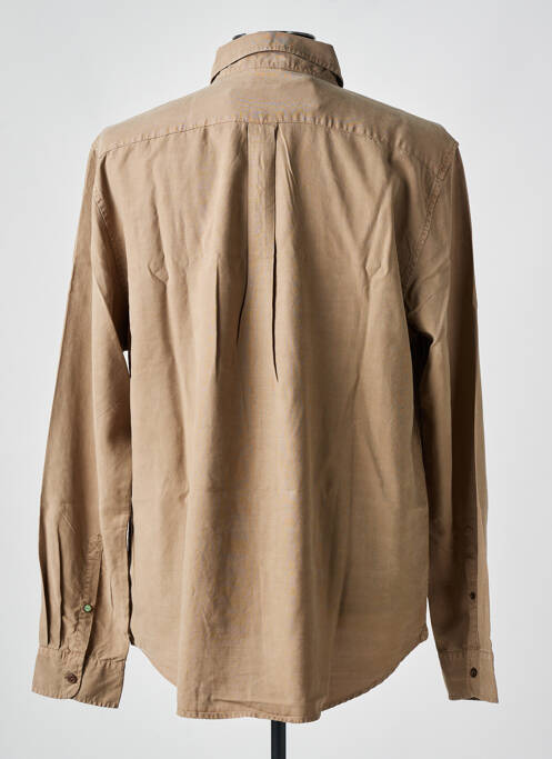 Cămașă cu mâneci lungi maro DSTREZZED bărbat