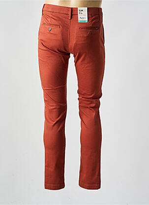 Pantalon chino închidere cu fermoar sub clapetă cu cârlig mărime normală portocalie PEPE JEANS bărbat