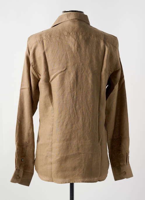 Cămașă cu mâneci lungi maro DSTREZZED bărbat