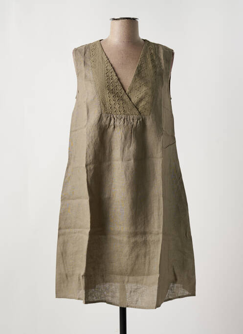 Rochie scurtă maro LE BOUDOIR D'EDOUARD femeie