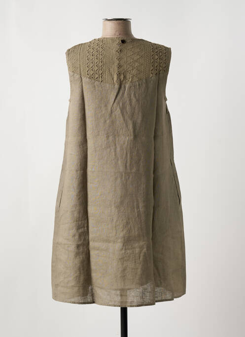 Rochie scurtă maro LE BOUDOIR D'EDOUARD femeie