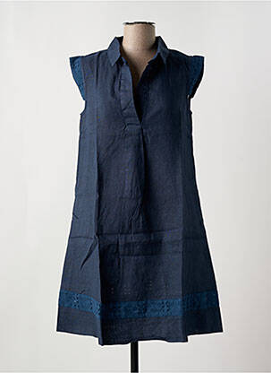 Rochie scurtă mâneci scurte mâneci scurte albastru LE BOUDOIR D'EDOUARD femeie