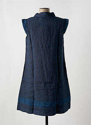 Rochie scurtă mâneci scurte mâneci scurte albastru LE BOUDOIR D'EDOUARD femeie