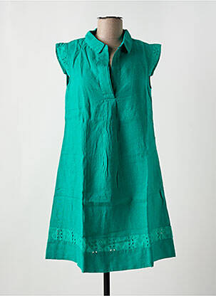 Rochie scurtă mâneci scurte mâneci scurte verde LE BOUDOIR D'EDOUARD femeie